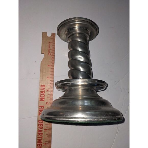‎Kalmar Vintage Silver Pewter Candle Holder - Picture 5 of 5